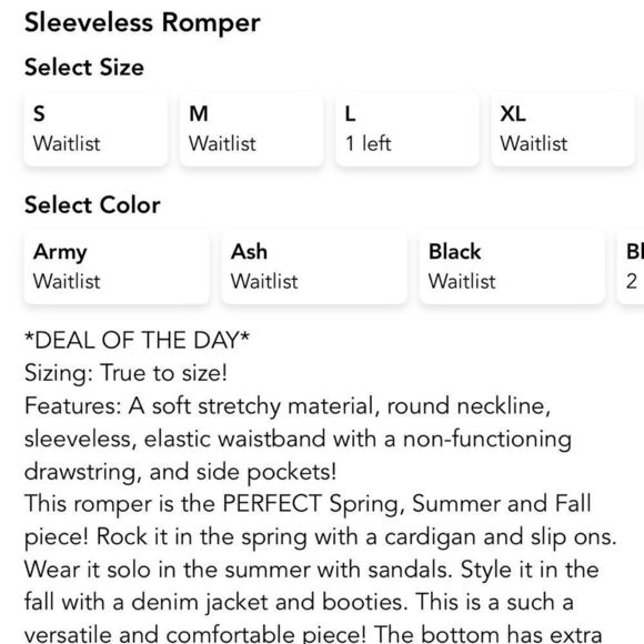 NWOT - Zenana Women’s Plus Size Sleeveless Pink Dusty Rose Romper - Size 2XL - Picture 5 of 5